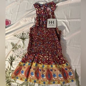 Haute Hippie xs nwt floral boho stretchy tank